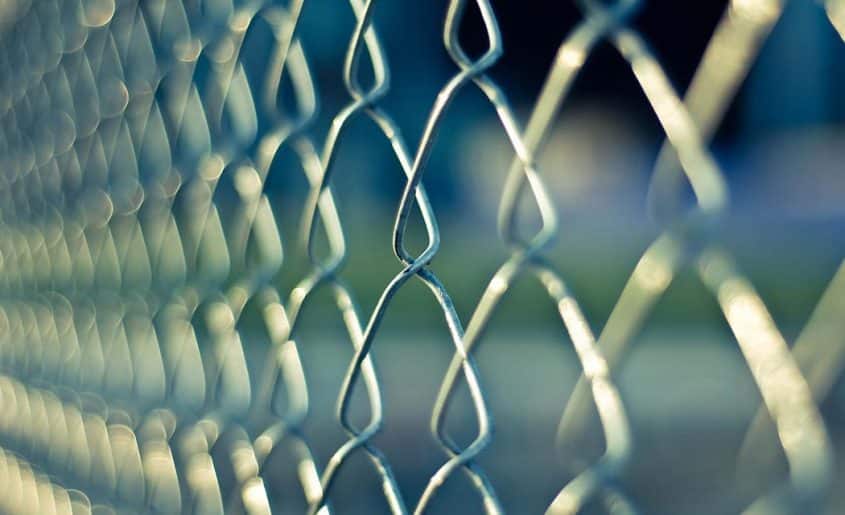 chain link fence